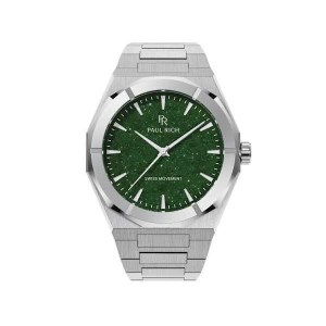 ساعت مچی مردانه برند PAUL RICH رفرانس STAR DUST SILVER GREEN