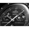 ساعت Swatch x Omega رفرنس mission to the moon phase black