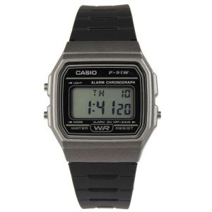 ساعت مچی اسپرت برند CASIO رفرانسF-91WM-1BDF